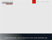 Tablet Screenshot of brinkmotorsports.com